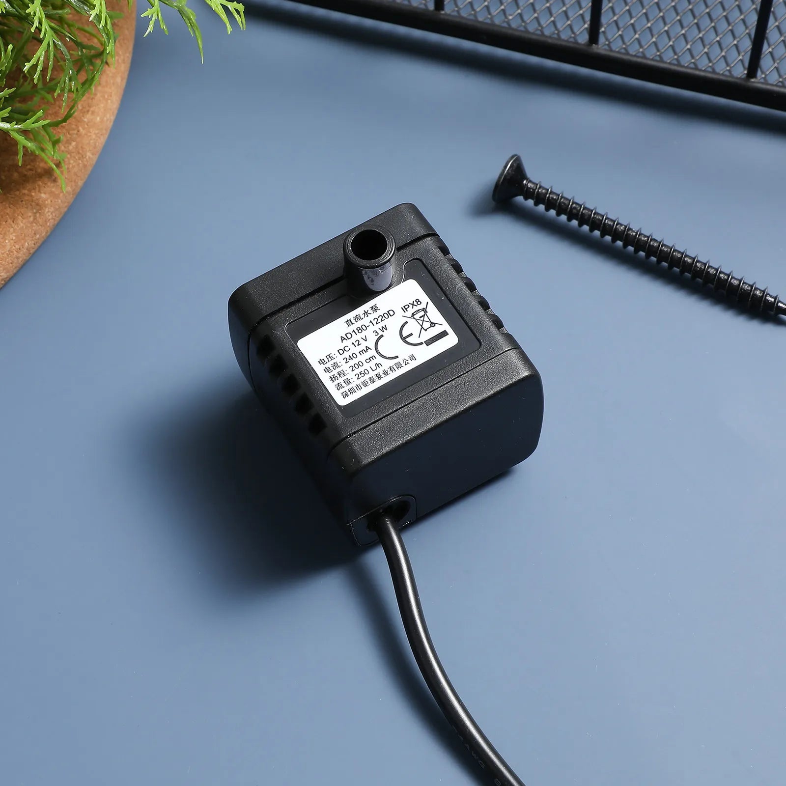Mini 12V Brushless Water Pump Submersible Aquarium Fish Tank Plastic