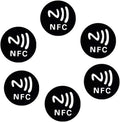 NFC Tags Ntag215 Stickers 13 56 MHZ Rewritable 215 Clear Sticker Zpaxo 40pcs NTAG215
