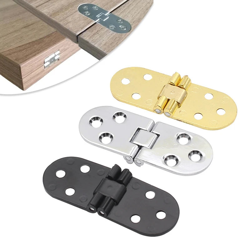 Zinc Alloy Folding Table & Cabinet Door Hinges – 8x3cm