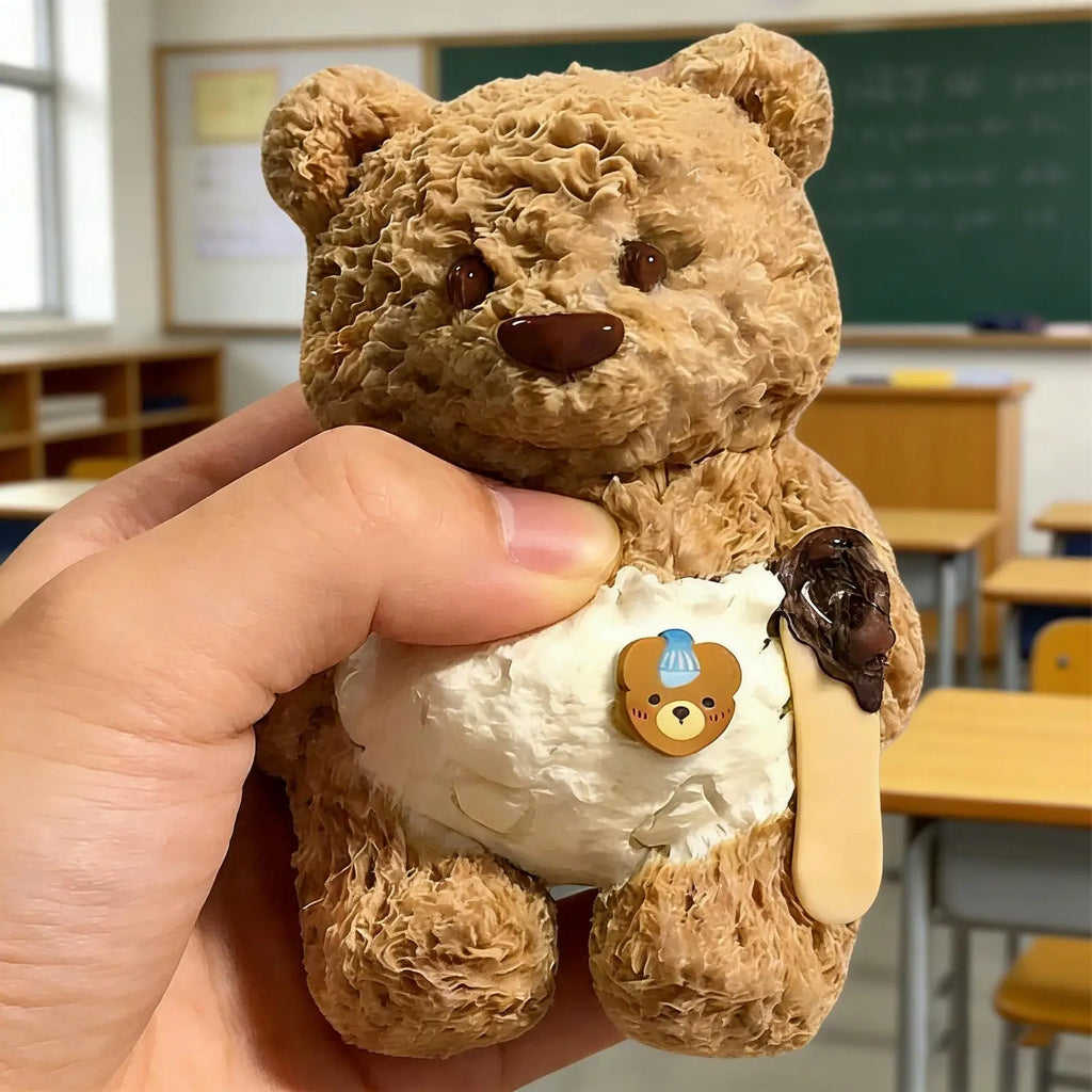 Squeeze Fidget Toys Cute Bear Slow-Rising Stress Ball Stretchy Animal Relief Fidget Toys For Men Women Kids Girls Boys Home Zpaxo