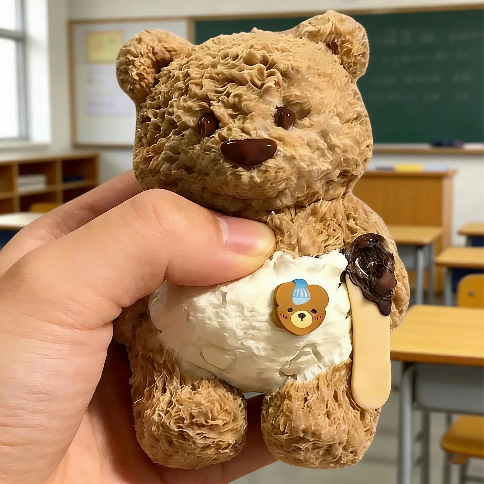 Squeeze Fidget Toys Cute Bear Slow-Rising Stress Ball Stretchy Animal Relief Fidget Toys For Men Women Kids Girls Boys Home Zpaxo