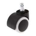 Casters Furniture Hardware Universal Swivel Caster Wheels Replacement Zpaxo White 1Pc