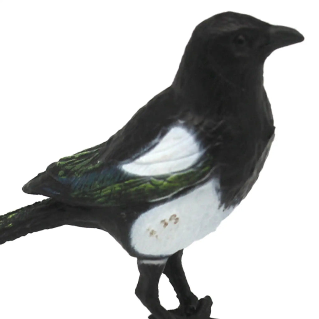 Magpie Simulation Bird Statue Decorative Artificial Garden Ornament Zpaxo