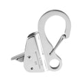 304 Stainless Steel Boat Fenders Clip Adjustable Sliding Spring Adjustable Stainless Steel Hooks Quick Threading Zpaxo Silver-3-8in