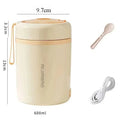 600ml USB Electric Lunch Box – Portable Stainless Steel Warmer Electric Lunch Box Zpaxo YELLOW 600ml