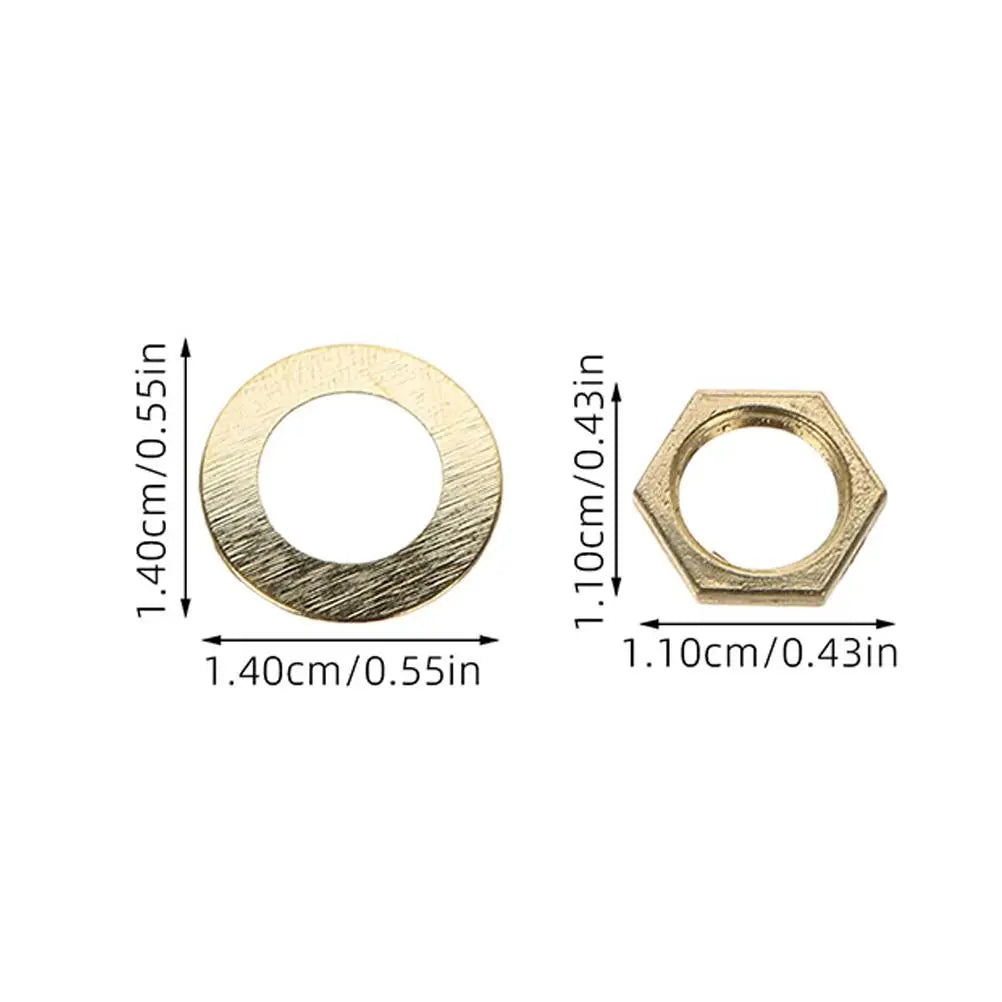 Nuts Washers Quartz Clock Fittings Wall Repair Assembly Parts Diy