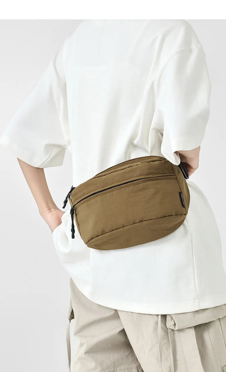Minimalist chest bag women's bag niche design summer lightweight and versatile shoulder bag trendy and stylish waist bag Zpaxo
