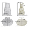 Easter Tray Silicone Molds 3D Cute Home Decor Bunny Mold Thanksgiving