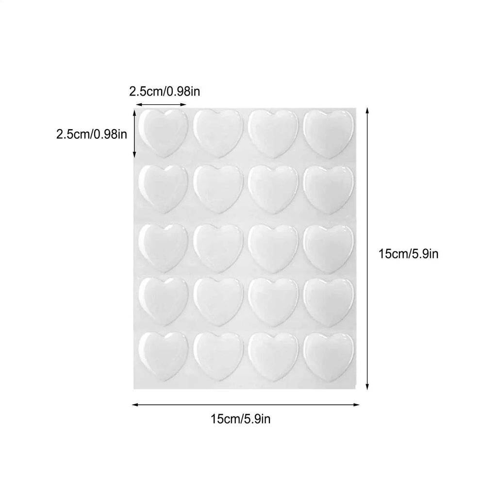 Sticky Gems 3D Convex Decorative Resin Clear Craft Stickers Sticky Gems For Home Office School Notebook Journal Phone Card Zpaxo