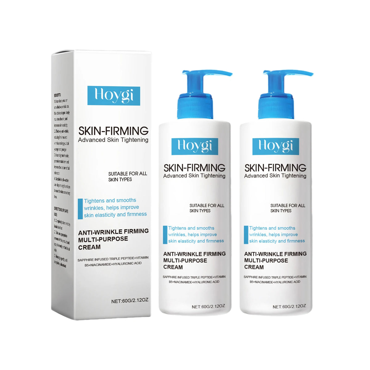 Hoygi Collagen Firming Skin Serum Tightens and Lifts Elasticity-Boosting Formula Lightweight Fast-Absorbing for All Skin Types Zpaxo 2PCS