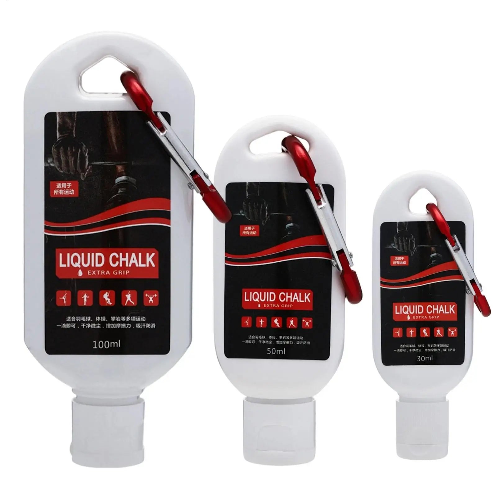 30ml/50ml/100ml Liquid Magnesium Powder Sweat-Resistant Workout Powder Anti-slip Cream Grip Weight Lifting Climbing Gym Sports Zpaxo