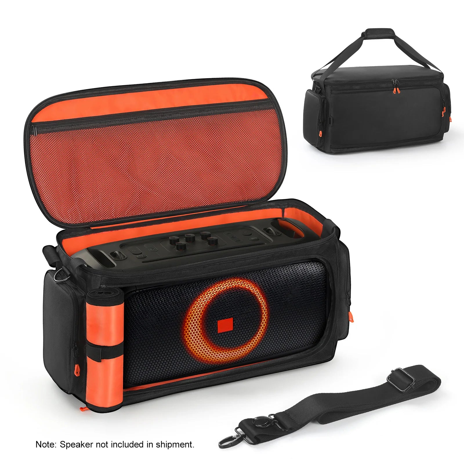 Portable Speaker Carry Tote Bag Shoulder Strap Protective Case