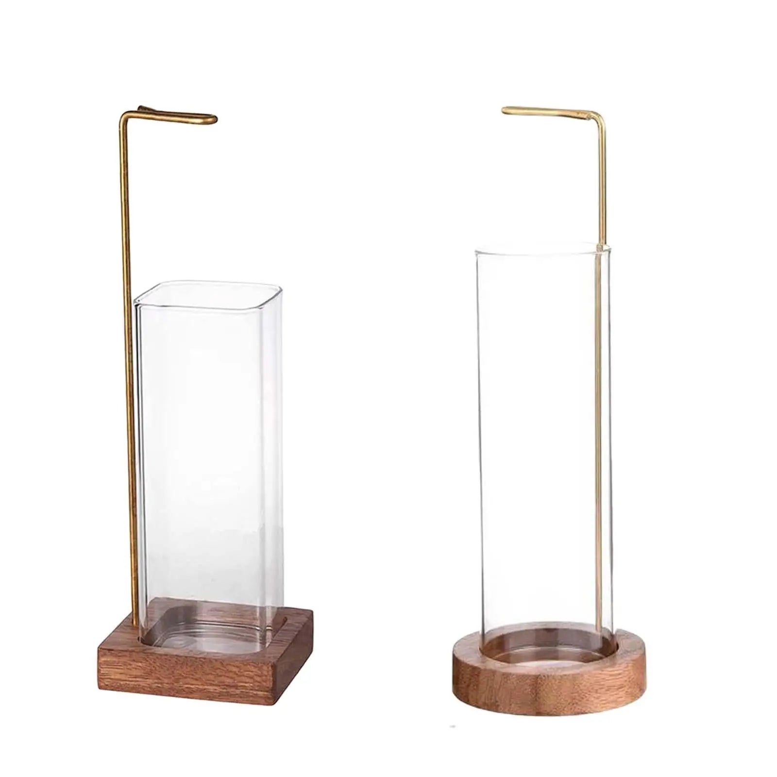 Holder Sticks Glass Catcher Ornament Upside Down Wooden Burner Zpaxo