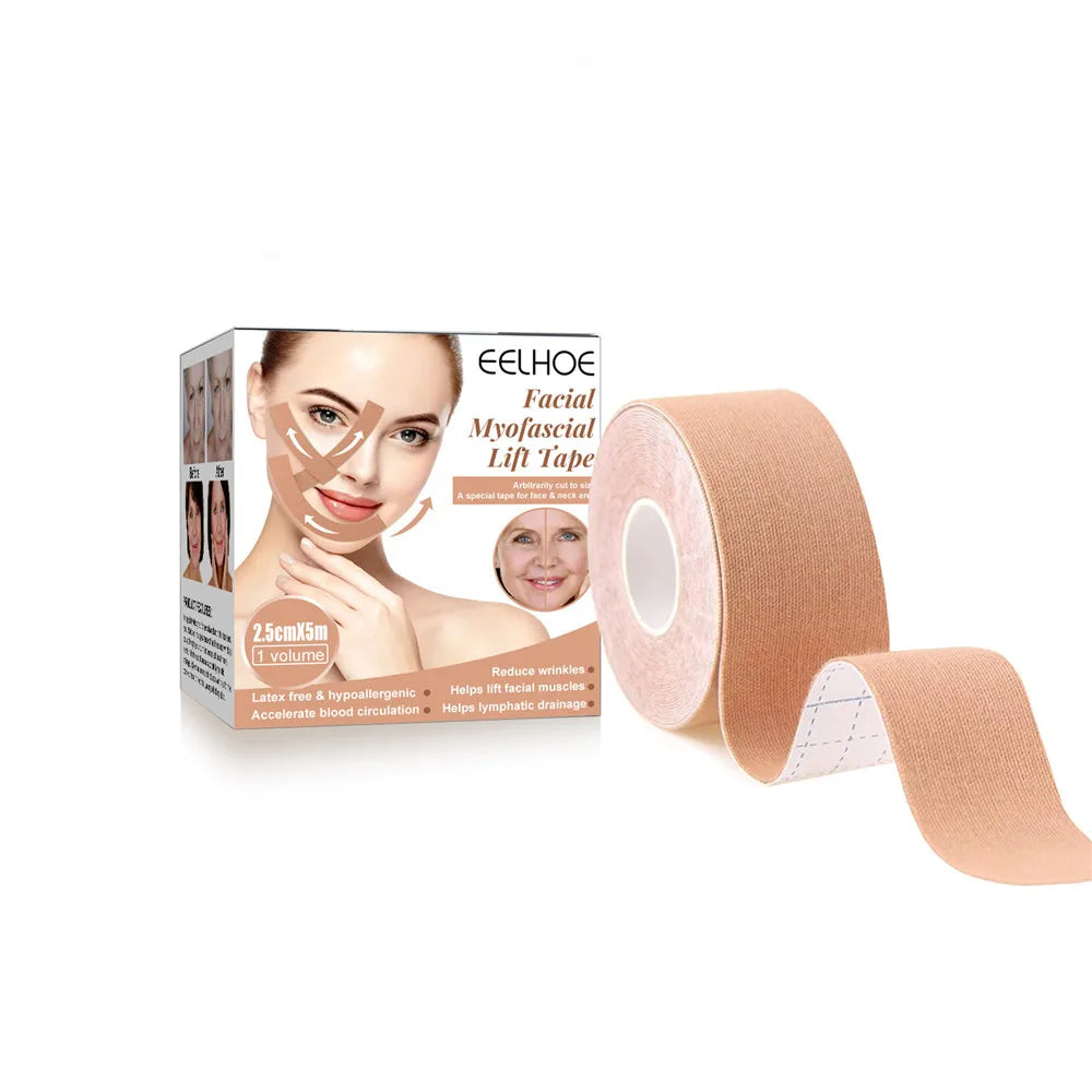 Face Lift Band Face Anti-sagging Lift Remove Eye Wrinkles V-shaped Face Breathable Lifting Face Paste Reusable Face Lift Tape Zpaxo 1 roll