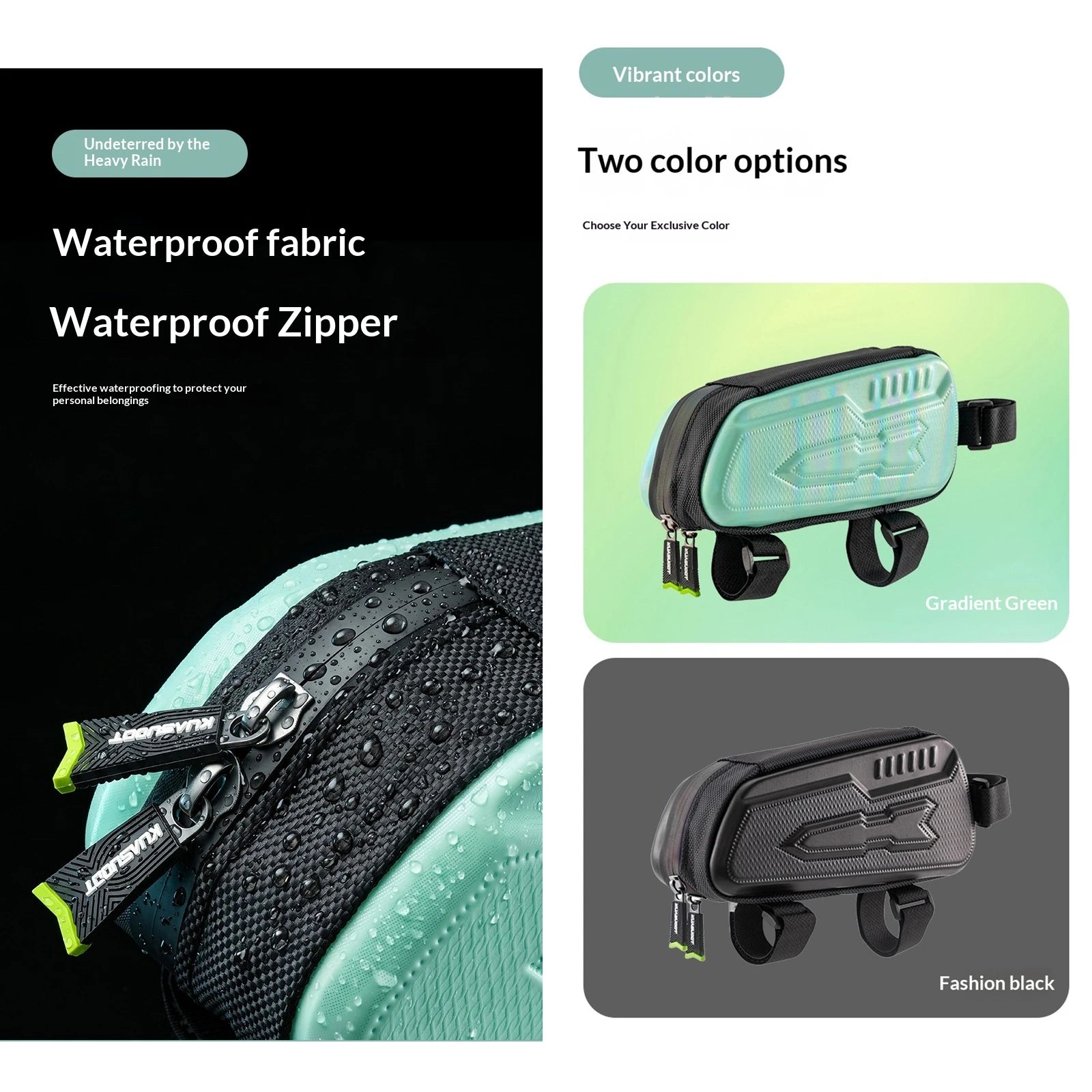 Bicycle Hard Shell Triangle Bag Anti-scratch Bike Front Handlebar