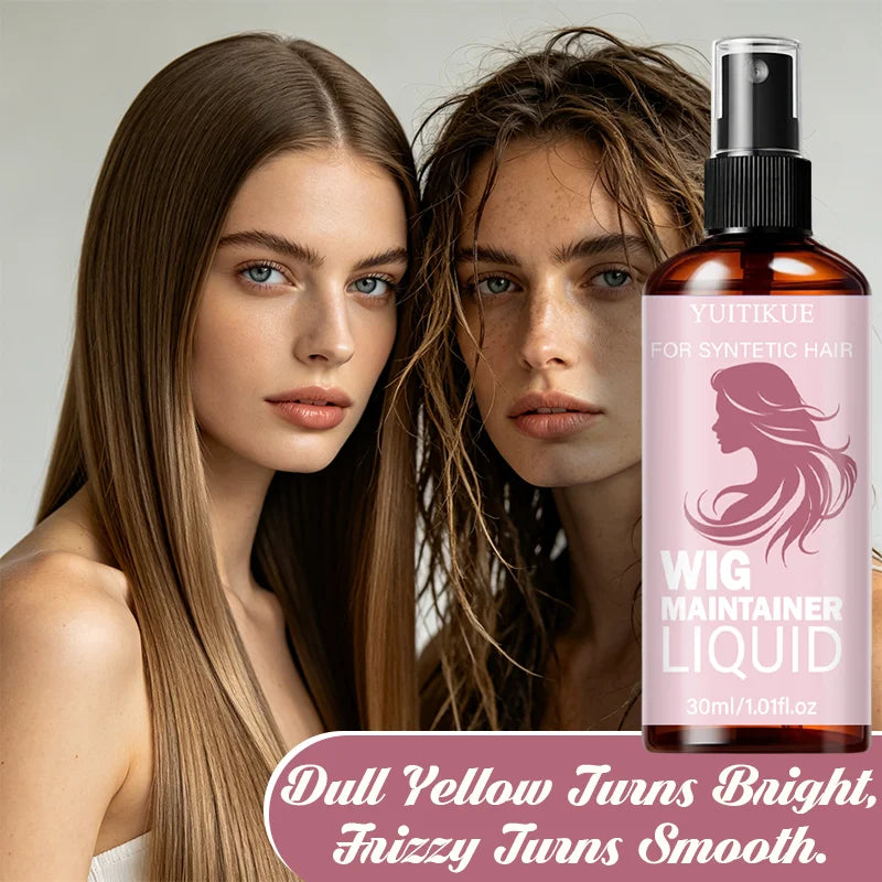 YUITIKUE Wig Detangler Spray for Smooth Shiny Synthetic Hair Wig Detangler Spray Zpaxo