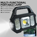 ESMARTER 800-Lumen Solar Rechargeable LED Flashlight – 6 Modes