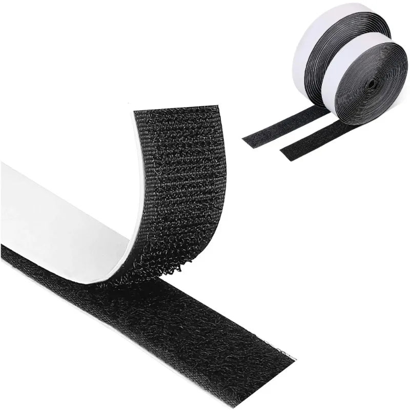1/3/5M Strong Self-adhesive Fastener Tape Hook and Loop Magic Nylon Sticker Tape Adhesive with Glue Strap for DIY 20MM Zpaxo