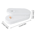 Chip Sealer Rechargeable Food Saver Kitchen Machine Snack Bag Sealer With Cutter And Magnet For Home Pantry Travel Camping Meal Zpaxo China Mainland White