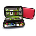 GUANHE Waterproof Hard Drive Earphone USB Flash Case Digital Storage Zpaxo red