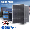 4000W 18V Solar Panel Efficiency Monocrystalline Tempered Glass Zpaxo 2PS50WBL2KL