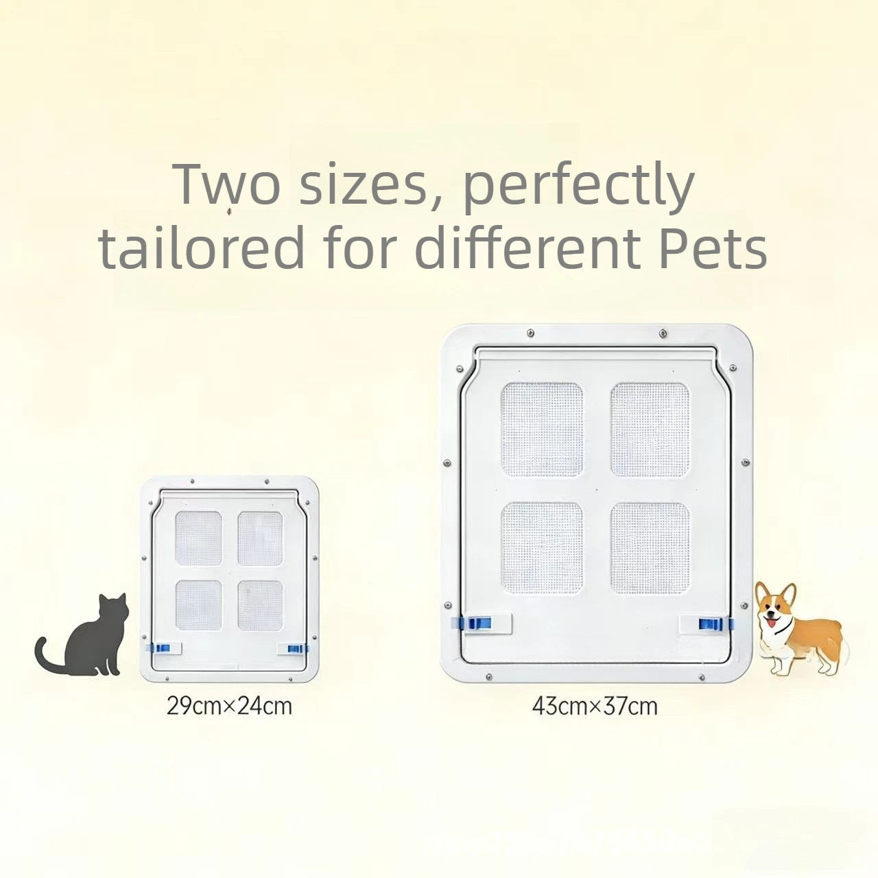 Hanging Mesh Pet Screen Door Small Dogs Cats Supplies Doors