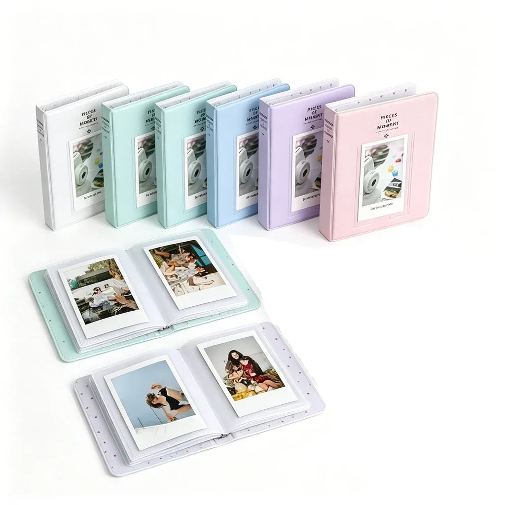 64 Pockets Photo Album Inch Pictures Storage Case Stamps Tickets Zpaxo