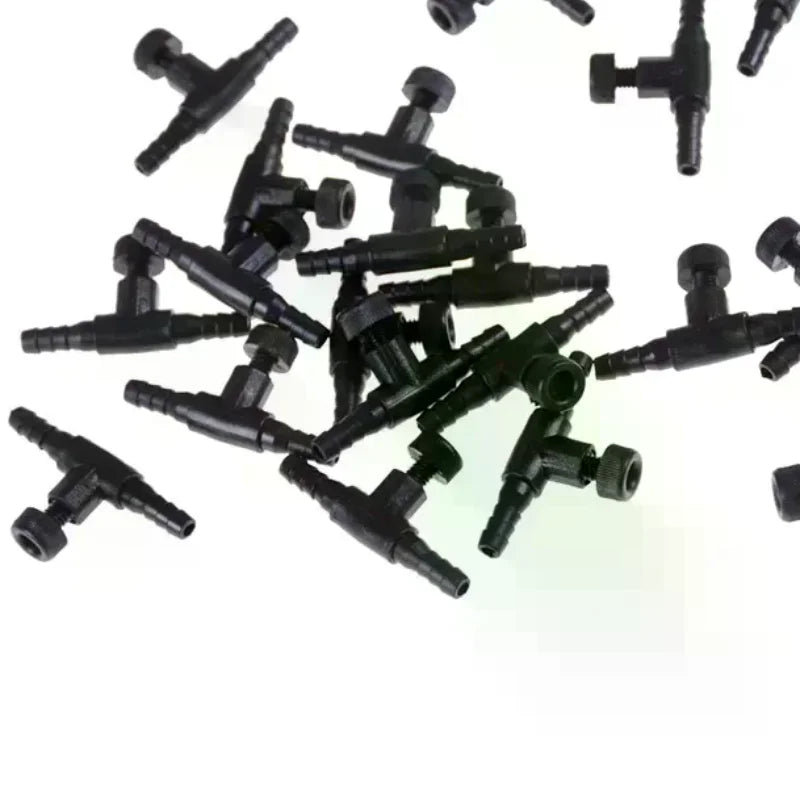 4mm Aquarium Fish Tank Adjust Air Line Tubing Volume Flow Control Valves Best Quality 20Pcs Zpaxo