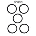 Magnetic Metal Plate Ring For Magsafe Wireless Charger Iron Sheet Sticker Car Mobile Phone Magnet Patch For iPhone Xiaomi Realme Zpaxo 5PCS Black