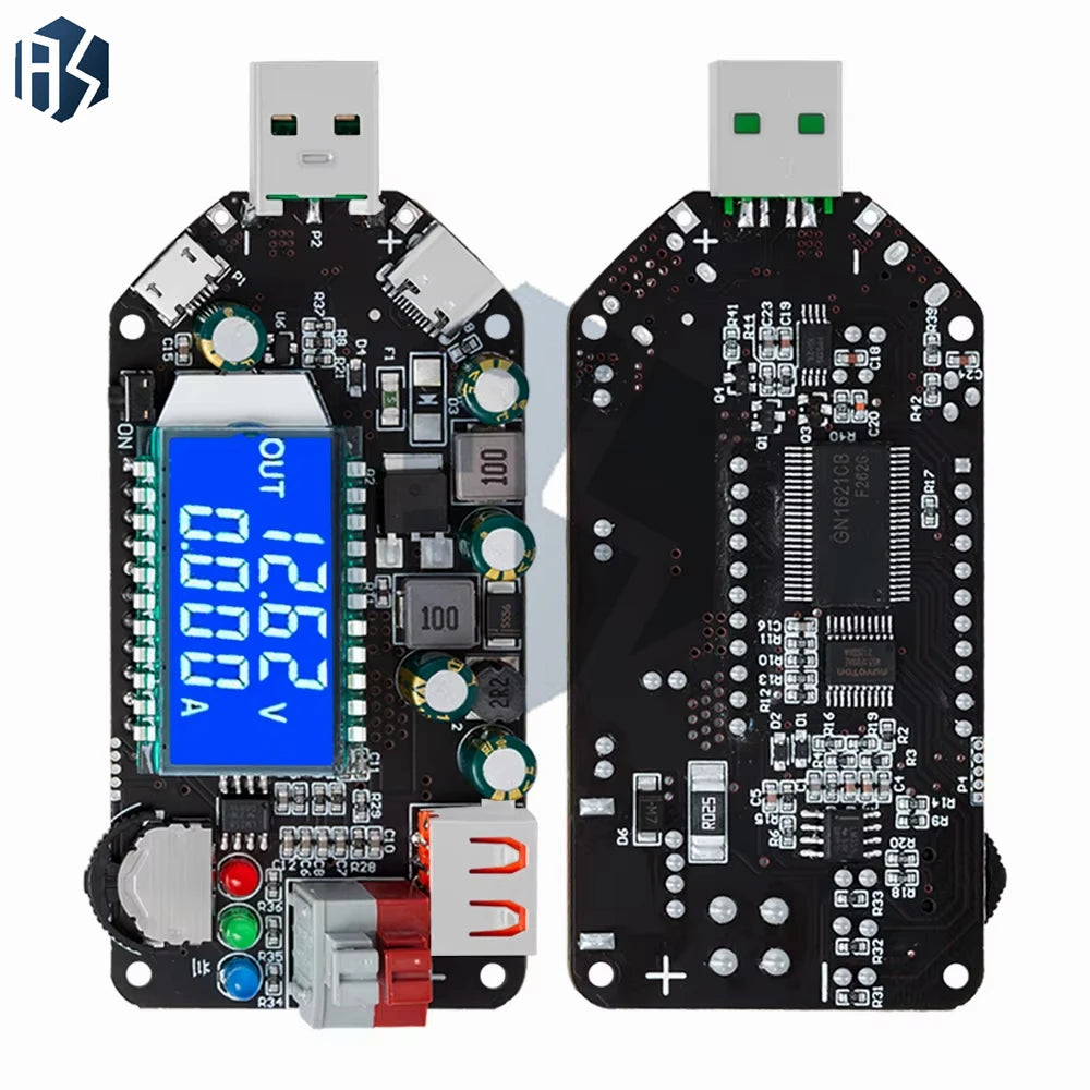 1-30V 0-2A 15W CC CV DC-DC Power Module USB Type-c QC3 0 2 AFC Fast Zpaxo