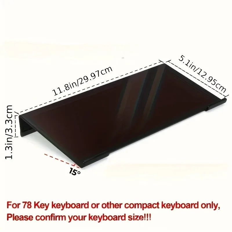 Acrylic Keyboard Stand Compact Desktop Lifter Mini Mixed Uncharged