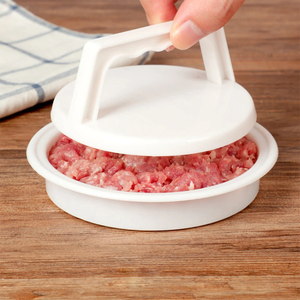 1pc Hamburger Press Stuffed Burger Press Plastic Meat Grill Party BBQ Burger Maker Mould Hamburger Maker Kitchen Tool Zpaxo