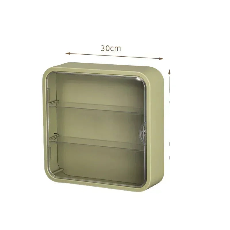 Dust Display Proof Doll Toy Storage Box Wall Mounted Showcase Clear
