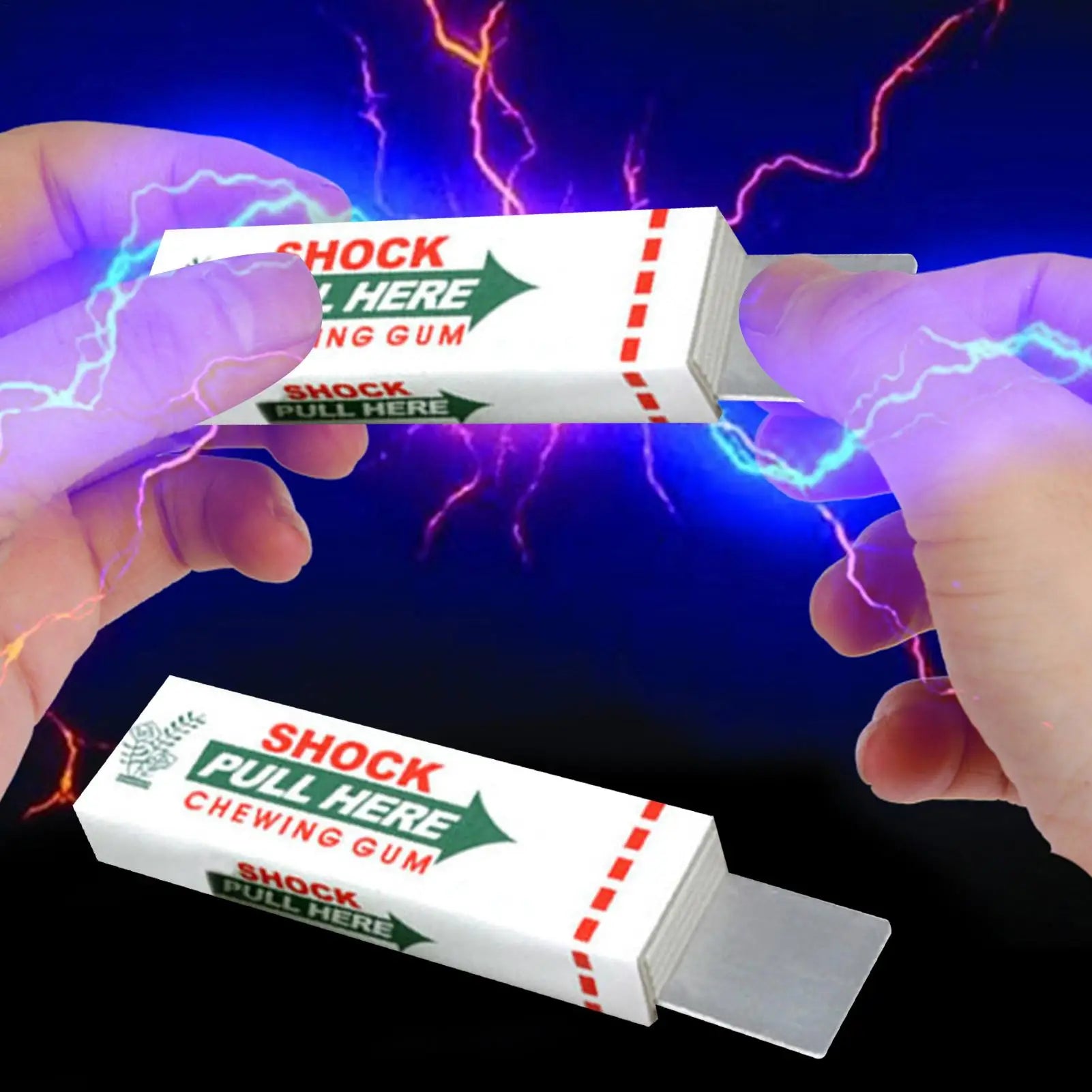 Electric Shock Chewing Gum Magic Prank Toy Street Jokes Easy Comedy