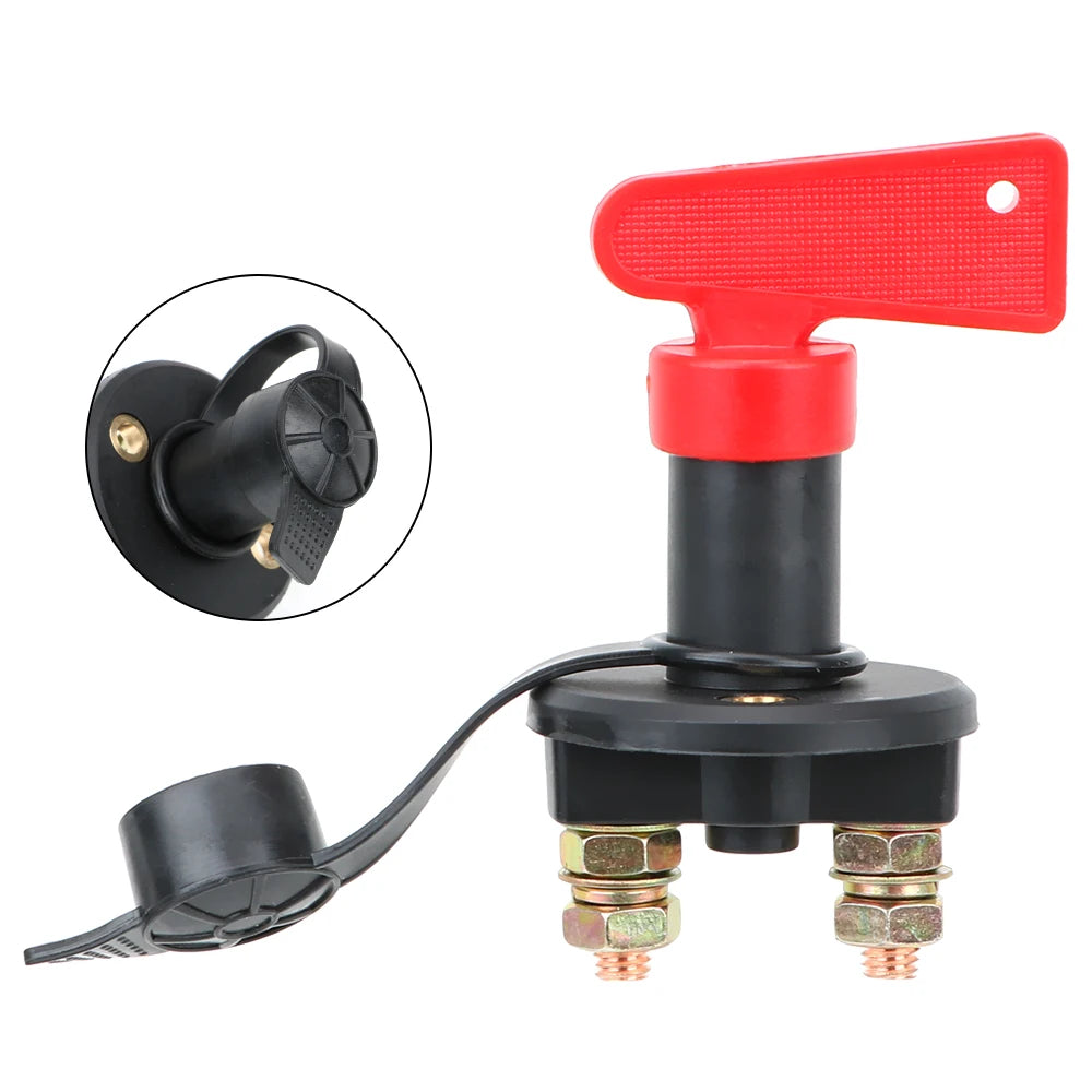 1 Removable Keys Car Battery Disconnect Switch Accessories Truck Boat
