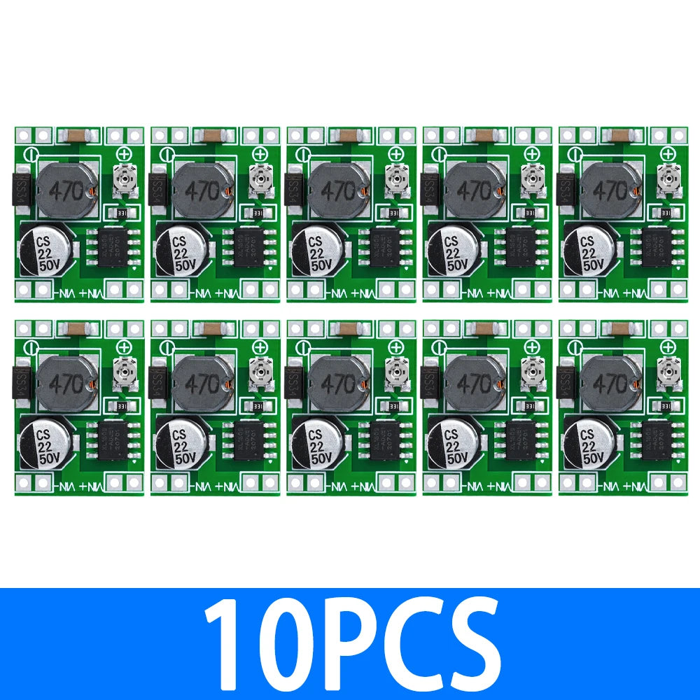 Adjustable XL1509 Step-Down Module - Ultra-Mini Size High Performance DC-DC Buck Converter Zpaxo 10PCS