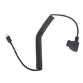 USB C Power Flexible Cable D Tap Coiled Cord V Mount Battery Supply