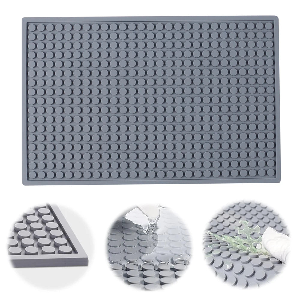 Silicone Resin Collector Mat Heat Resistant Mat Placemat Non-Slip Pad for Resin Molds Epoxy Resin Cup Turner Kitchen Counter Zpaxo