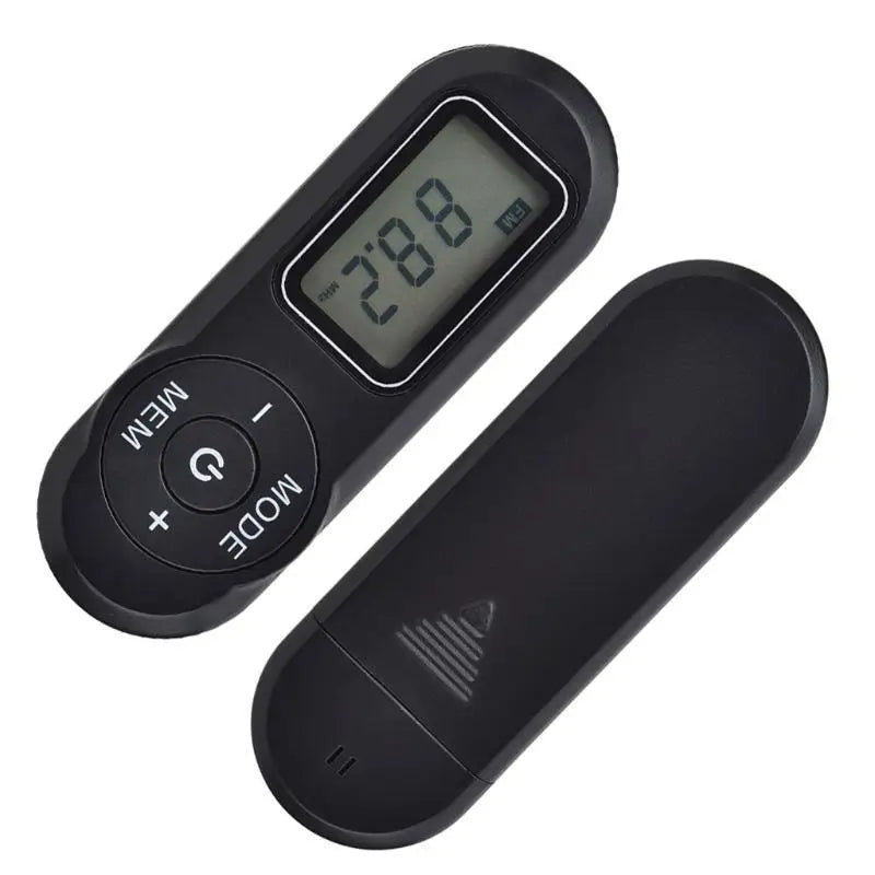 652F Digital Pocket FM Radio Portable Receiver 64-108MHz Zpaxo