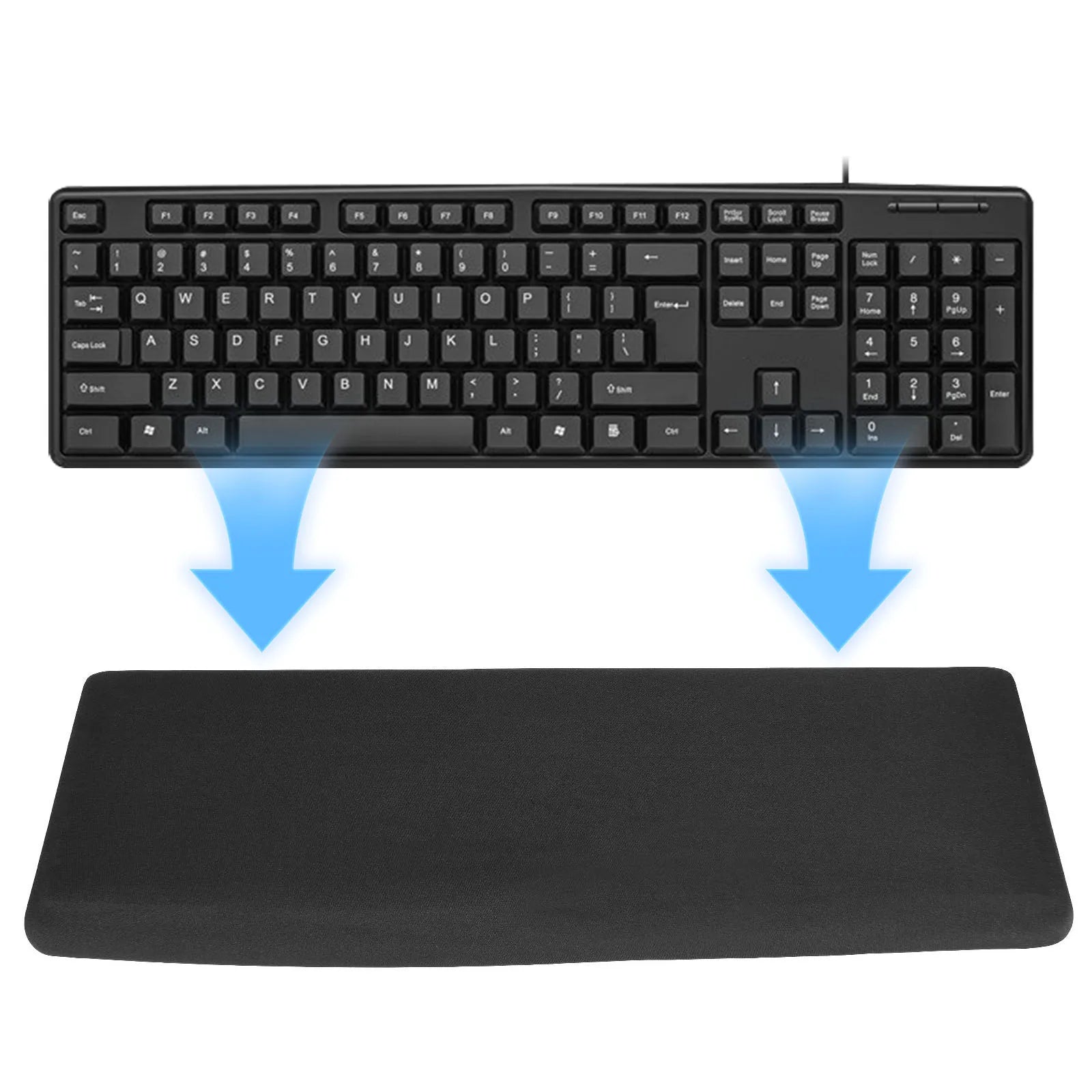 Keyboard Dust Cover Stretch Fabric Anti-Dust Keyboard Sleeve Dustproof Protective Cover for Most PC Mechanical Gaming Keyboards Zpaxo