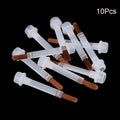 5 10 Disposable Nail Polish Brush Bottle Replacement Brown Hair Art