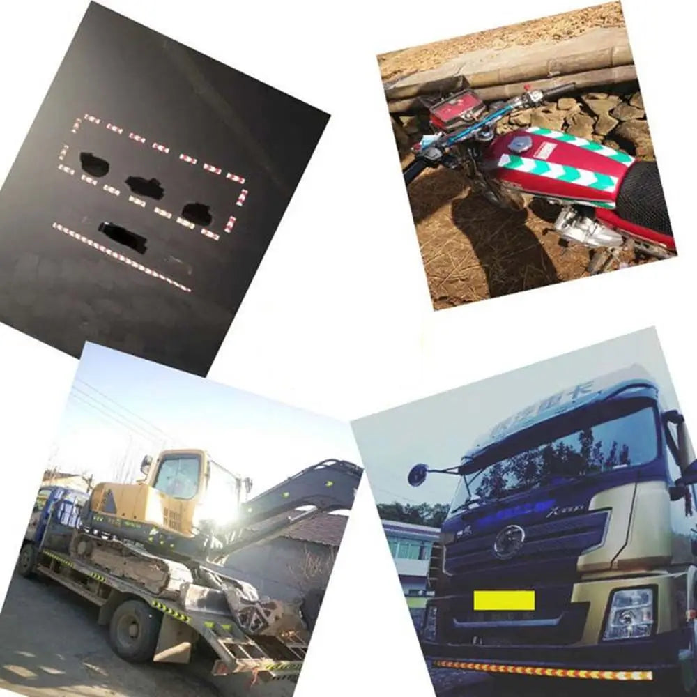 PVC Reflective Film Truck Protective Sticker Car Safety Mark Stickers Zpaxo