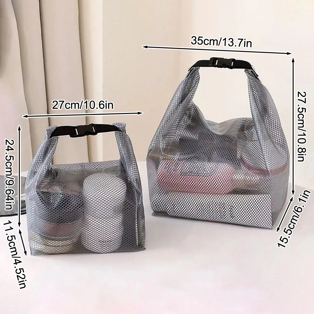 Waterproof Storage Bag, Fitness Clothing, Swimming Bathroom, Large Capacity Drawstring, Men's and Women's Outdoor Toiletries Bag Zpaxo