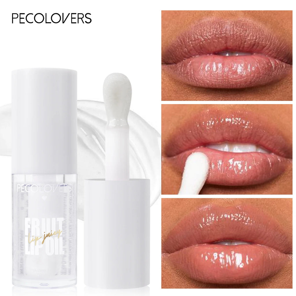Translucent Glass Mirror Moisturizes Lip Oil Hydrating Mirror Lips Desalination Tender Moisturizing Repair Lip Gloss Zpaxo