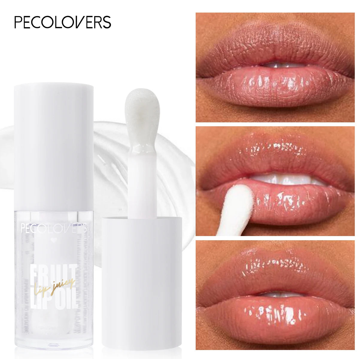 Translucent Glass Mirror Moisturizes Lip Oil Hydrating Mirror Lips Desalination Tender Moisturizing Repair Lip Gloss Zpaxo