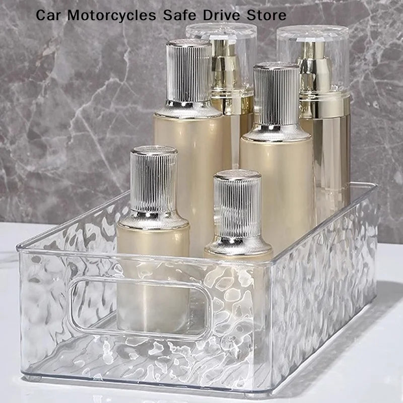 CMGlacier Patterned Cosmetics Storage Box Light Luxury Beauty
