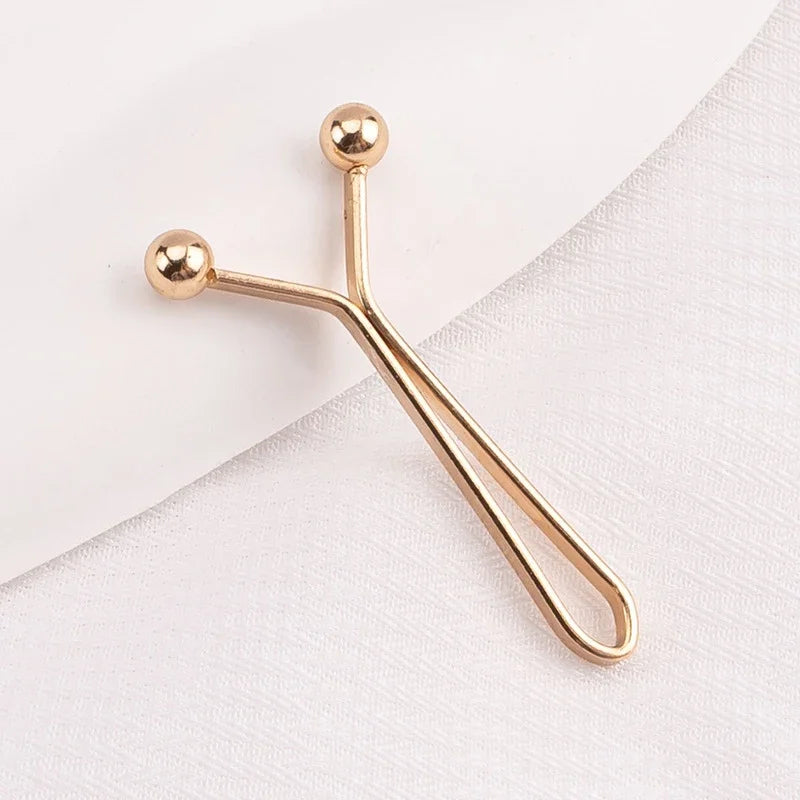 4 Jeans Skirts Detachable Buckle Accessories Adjustable Sleeve Clip Zpaxo 4PCS-Gold