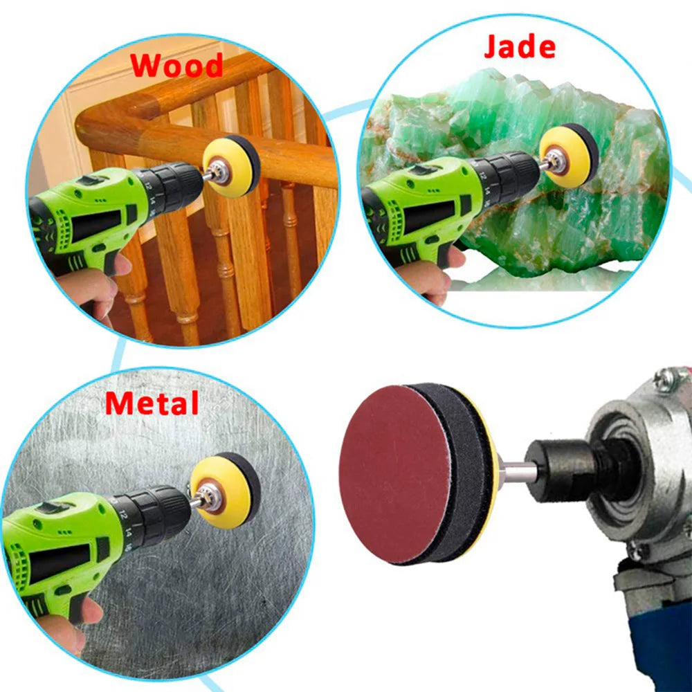 Sanding Discs Pads 60-3000 Grit Abrasive Polishing Pad Dremel Rotary