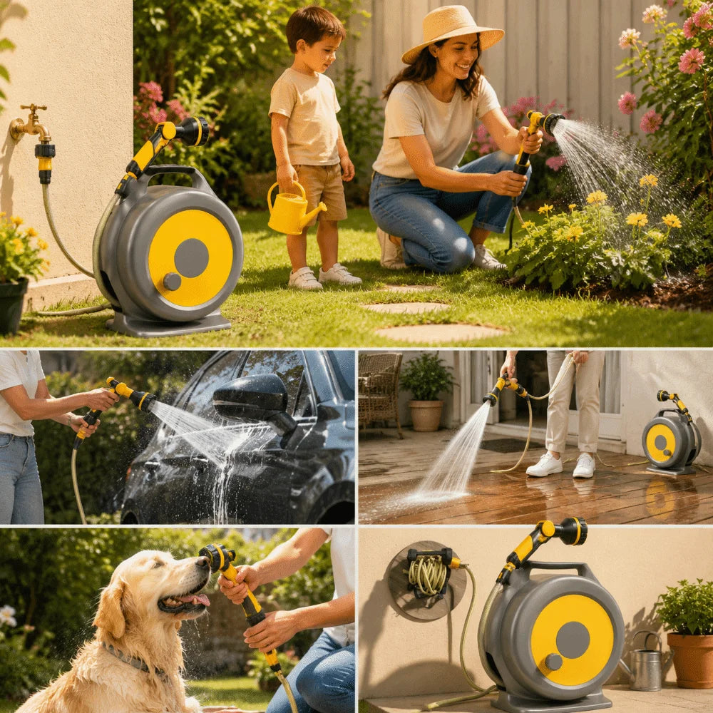 Multifunctional Garden Water Hose Nozzle Stable Flow Adjustable Zpaxo