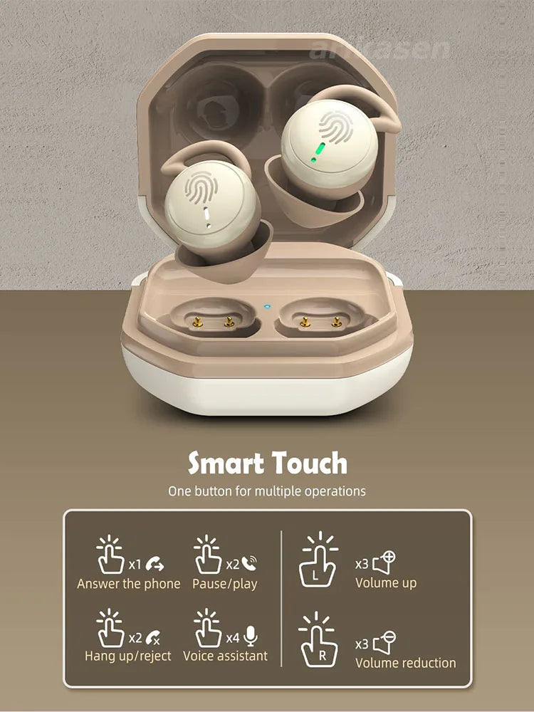 Wireless Earbuds Sleeping Invisible Small Bluetooth Earphones Mini